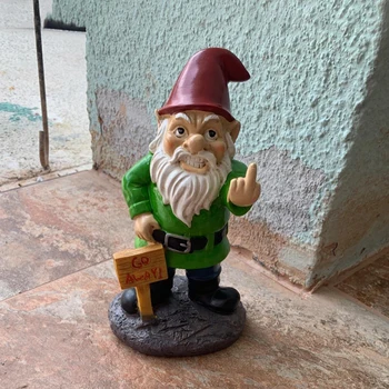 3D Aed Gnome Nukk Elf Kujukeste Maastiku Teenetemärgi Hoovis Liblikas Sõrme Kääbus Skulptuur Vaik Käsitöö Kuju Käsitöö