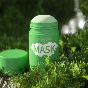 Puhastus Roheline Pulk Roheline Tee Kinni Mask Puhastav Hooldus Anti-akne Savi Õli Naha Valgendamine Kinni Baklažaan Kontrolli Ma X3T2