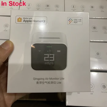 Laos Qingping Õhu Anduri Lite Touch Võrkkest Ekraan siseõhu Kvaliteedi kontrollimiseks PM2.5 PM10 CO2 Töö Mijia APP Apple HomeKit