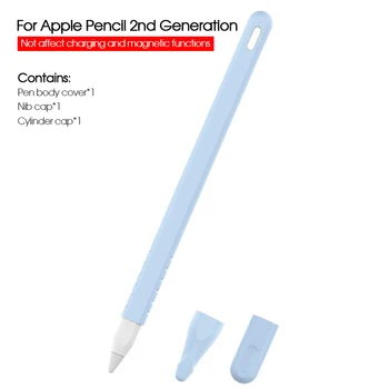 Silikoon ühildub Apple penaali Ühilduv Tablett Touch Stylus Pen For iPad Pehme Kaitsva Ümbrise Kaas Anti-kadunud