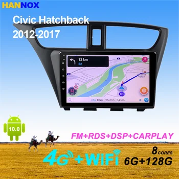 Android 10.0 Auto Raadio GPS-video-player Honda CIVIC Luukpära 2012 2013 2016 2017 Bluetooth Auto multimeedia süsteem