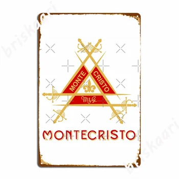 Montecristo Metallist Märgid pubi Kodu Projekteerimine Maali Kaunistused, Tina märk Plakatid