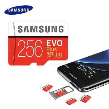 SAMSUNG Micro SD kaardi 128GB Mälu Kaart EVO Plus 128 GB Class10 TF Kaarti kuni C10, microsd UHS-I U3 Tasuta Kohaletoimetamine cartao de memoria