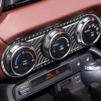 Näiteks Mazda MX-5 Miata Roadster süsinikkiust kliimaseade Nupud Raami Sisekujundus Kleebis 2016+ MX5 ND AC Interjöör