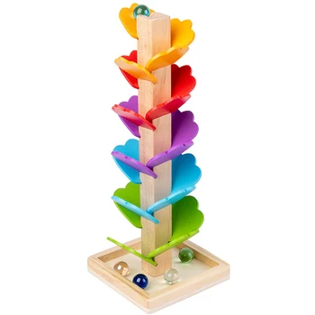Laste Soostunud Pall, Mänguasi Puzzle Varajase Hariduse Leaf Tower Palli Handstand Mängu Kokkupanek ehituskivid