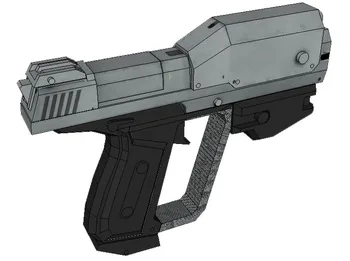 1:1 Wars Inimeste Püstol 3D Käsitsi Paber Mudel DIY Ei Saa Käivitada