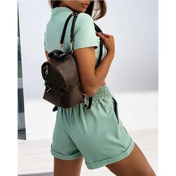 Meihuida Basic Sport vaba aeg topid, lühikesed püksid 2piece Komplekti Naiste Suvel Aktiivne Streetwear Casual T-särk, lühikesed Püksid Lahti Slim Ülikond
