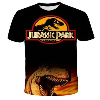 Poiste T-Särk Moe Vaba aja veetmise 3D-Printimine Jurassic Park Dinosaur T-Särk Noorte Hip-Hop Populaarne T-Särk Suvel Kanda