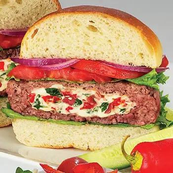 Käsitsi Vajutage Punast Liha Leibkonna Hamburger DIY Hallituse Kokk Liha Kotletid Vajutage Hallituse Köök DIY Tarnete Kaks Pakette
