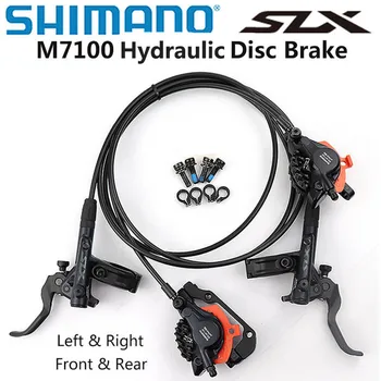 Shimano SLX m7120 4 kolvi M7100 2-kolbmootorid Hüdrauliline ketaspidur, komplekt mountain bike MTB Piduri 850/900 1500/1600mm Vasak ja Parem