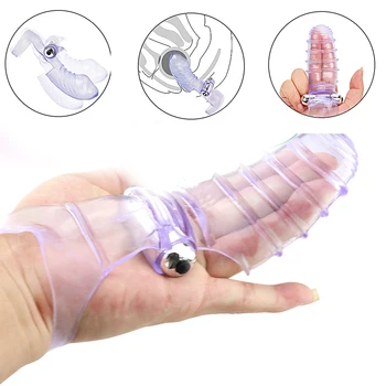 Sõrme Varruka Vibraator G-Spot Massaaž Clit Stimuleerida Naine Masturbator Sugu Mänguasjad, Naiste Lesbi Orgasm Täiskasvanud Tooted