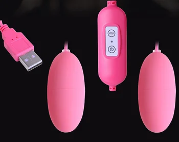 1TK Võimas USB Double Vibreeriv Muna 20 Kiiruse Kliitori Stimulaator G-Spot Tupe Massager Bullet Vibraatorid Sugu Mänguasjad, Naiste