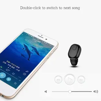 Mini traadita Bluetooth-4.1 stereo-peakomplekti Q1 peakomplekt Samsung iPhone müra vähendamise heli kvaliteet on väga mugavad