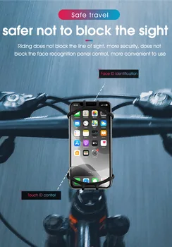 360 Pööratav Bike Mobiiltelefoni Omanik Alumiiniumist Reguleeritav Jalgratta Hoidja Non-slip MTB Telefon Mount Seista Jalgrattasõit Sulg