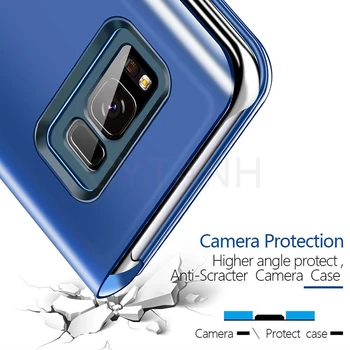Kate Samung S 20 Fe Coque Capa Smart Mirror Flip Phone Case For Samsung Galaxy S20fe Gelaxi S20 Fänn Väljaanne Raamatust Seista Caso