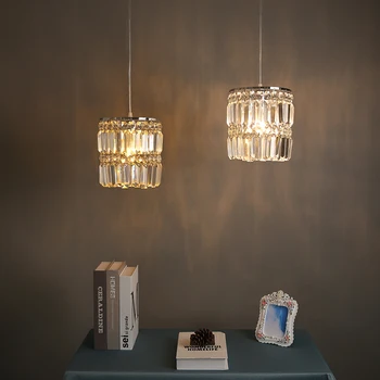 Kaasaegne Minimalistlik ripats lambid crystal ripats tuled Põhjamaade söögituba köök Rippus Lamp magamistuba öö valgustusseadmete