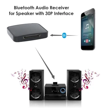 Viimane heliadapter Bluetooth-ühilduva BT4877 Kaasaskantav 30Pin 5.0 Muusika Juhtmeta Vastuvõtja Majapidamises Arvuti Ohutus Osad