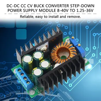 1tk Professionaalne Samm-alla Power DC-DC CC CV Buck Converter Pakkumise Moodul 8-40V 1.25-36V 8A Reguleeritav
