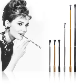 Hepburn Sama Lõike Sigareti Omanik Retro Filter Piibud Teleskoop Pikk Varras Foto Tulemuslikkuse Prop Huulik cigaret