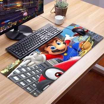 Super Mario Suur Mousepad XXL Mouse Pad 90x30cm Gamer Vaip Vaiba Hiirt Arvuti Kawaii-Mängude Tarvikud Laua Mat, Hiired, Klaviatuurid