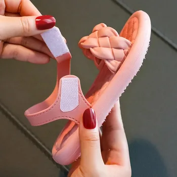 2021 uus tüdrukute sandaalid Baotou rand kingad 2-6 aastaste laste mitte-libisemine pehme põhjaga laste sandaalid non-slip suve sandaalid