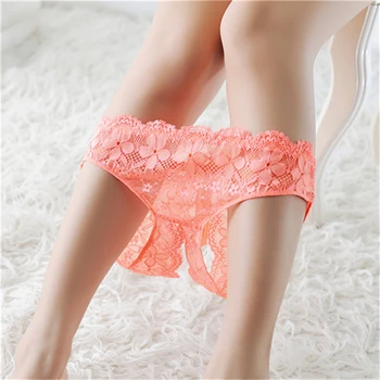 2021 Naiste Sexy Lingeries Uus Mood Daamid Crotchless Pitsist Aluspüksid Vööri Naiste Kõrge Kvaliteediga Avatud Jalgevahe Underwears