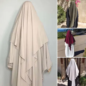 Täielikult Katta Moslemi Naiste Palve Kleit Niquab Pikk Sall Khimar Hijab Islam Suured Üldkulud Riided Jilbab Ramadan Araabia Ja Lähis-Ida