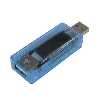 USB Aku Tester võimsuse mõõtja Voltmeeter Volt Praeguse Arvesti LCD Pinge Detektor elektroonilise koormus Laadija Ammeter Mobile