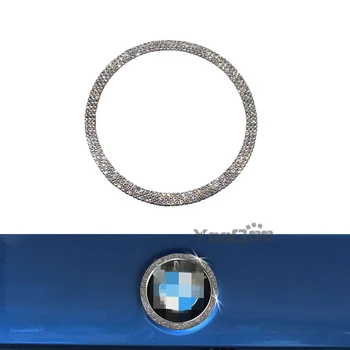 BMW 2011-2018 Bling Auto Taga Logo Diamond Embleemi Ringi Kleebis