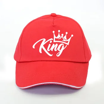 Kuningas, Kuninganna Baseball Cap prindi Täht Hip-Hop Müts Casquette Mehed Naised Isa Luu Suvel Paar Väljavalitu Vabaaja Snapback Mütsid