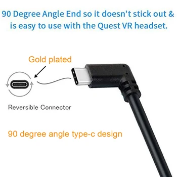 Eest Oculus Quest 2 Link Cable Extension USB-Line Type A-C 8M/26FT USB3.0 Adapter Kaabel Arvutid VR Prillid-Tarvikud
