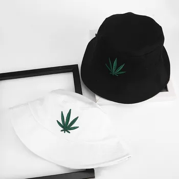 2021 Moe Uus Kalamees Mütsid Mehed Naised Maple Leaf Kopp Müts Hip-Hop Tikand Puuvill Väljas Suvi Vabaaja Noos Kopp Kork