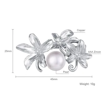 Pearl Lill Prossid Naiste Retro Uus Vasest Sõle Pin-Mood Riided Ehted accesorios mujer broches para ropa mujer