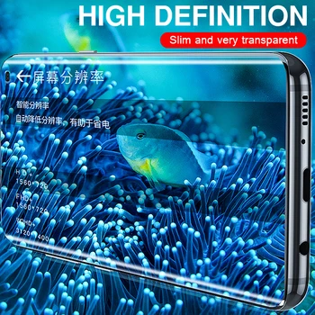 Hüdrogeeli Kile Ekraani Kaitsekile Samsung Galaxy Märkus 10 8 9 Pluss Protector Film Samsung S10 S20 Ultra S8 S9 A50 A51