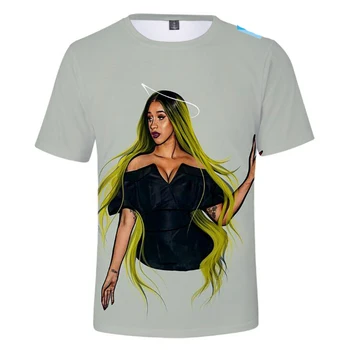 2021hot Müük Laulja Cardiffi B 3D Trükitud T-shirtmen/naiste Mood Vabaaja Harajuku Suvel T-särk, Lühikese Varrukaga Dressipluus Top
