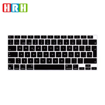 HRH Vastupidav Silikoonist hispaania Klaviatuuri Nahk Kate Kaitsmega Uusim MacBook Air 13 A2179 M1 A2337 2020 Pressiteade