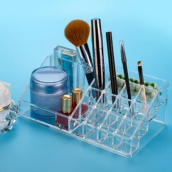 Läbipaistev akrüül multi-layer sahtel kosmeetika ladustamise kasti Desktop loominguline ehted ladustamise kasti puhul meik kosmeetika korraldaja