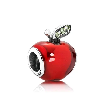 5 2021 Uus 925 Sterling Hõbe Võlu (Originaal Logo) Kõrge Ehted Kilpkonn Red Apple Võlu Tasuta Kohaletoimetamine Ehted Naistele