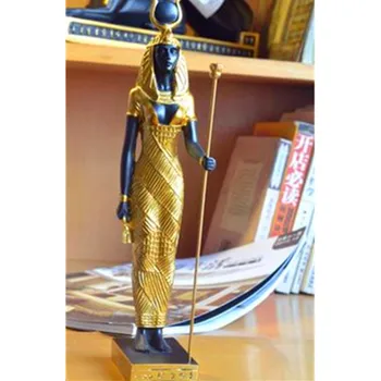Kaasaegne Lihtne Seistes Poosi Egiptuse Jumalanna Tutankhamun Vaik Kuju Loomingulisi Elutuba Egiptus Ameti Teenetemärgi X1953