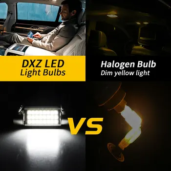 DXZ 10tk C5W C10W LED Pirnid Canbus Festoon-31MM 36MM 39MM 41MM 2016 kiip Auto Interjöör Dome Light Lugemine Kerge 12V Auto Lamp