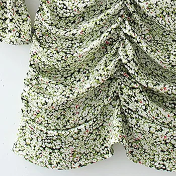 Uus Naiste 2021 Primavera Põhjuslik Lühike Dressess Daamid, Liibuvad Mood Temperament Elegantne Ruffled Fishtail Stiilne Kleit