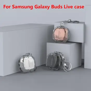 2021 Pehmest Silikoonist Case For Samsung Galaxy Pungad Live Juhul Kaitsva 3D Diamond Kõrvaklapid Juhul Peakomplekt Tarvikud Võtmehoidja