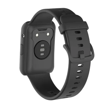 Silikoonist Rihm puhul Huawei Vaata Sobib Smart Watch Kaitsev kest Juhul Asendamine Randme Bänd Käevõru correa