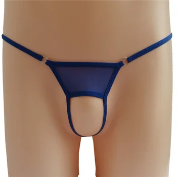 Seksikas naistepesu ropa mujer naiste aluspesu lenceria aluspüksid tanga thong micro bikini värviga Õõnes välja Läbipaistvad, metallist rõngas