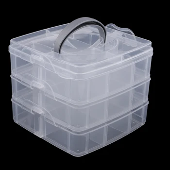 Ladustamise kasti, läbipaistev, virnastatavad, valmistatud plastikust, / plastikust