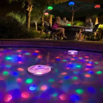 Ujuvad Veealune LED-Disco Party Sära, Näita Valgust Bassein, mullivann Tiik Sukeldatavad Spa Lamp Beebi Vann Lamp