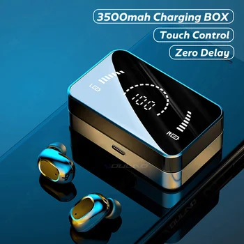 Bluetooth-5.0 Kõrvaklappide 9D Stereo Sport Veekindel Juhtmevaba Kõrvaklapp 3500mAh Aku Kasti Earbuds Mikrofoniga Kõrvaklapid