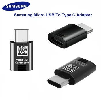 Originaal Samsung S8 Micro-USB-Tüüp C-Converter-Adapter Galaxy S8 S9 Plus S9plus S10 S10PLUS S10E Märkus 7 8 9 A31 A51 A71