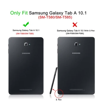 Samsung Galaxy Tab 2016 Juhul 10.1 tolline SM-T580/T585 Silikoon Põrutuskindel Poiss-sõbralik Vastupidav Tableti Kate