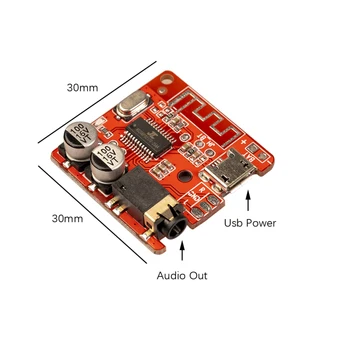 Bluetooth-5.0-Vastuvõtja, MP3 Stereo Muusikat 3,5 mm DIY Auto Bluetooth Audio Receiver Juhatuse Kõlar Moodul Heli DIY Muudetud Vastuvõtja